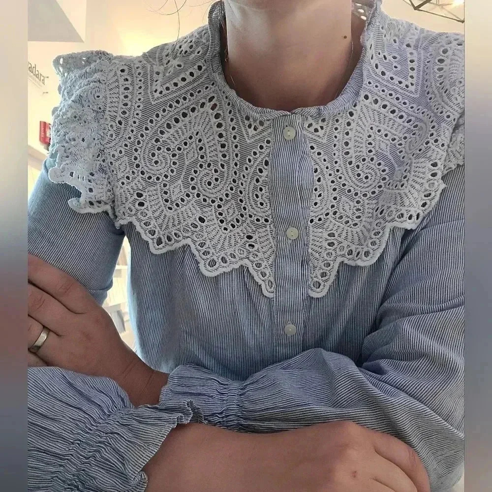 H&M striped button down shirt - Picture 1 of 13